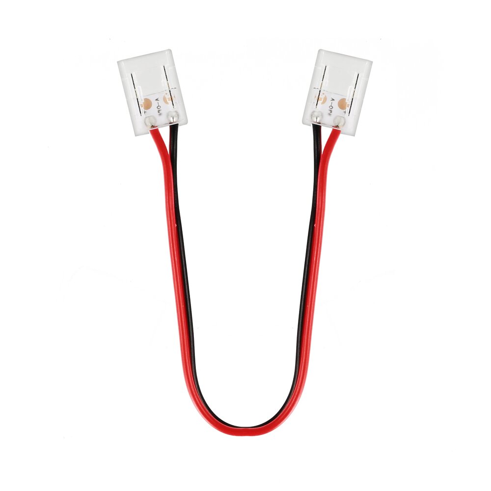 LED strip connector strip-to-strip 24V COB IP20 with 15cm wire