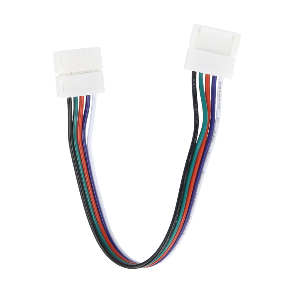 LED Strip Connector Strip-to-Strip 24V RGBW 5050 SMD IP20 with 15cm Wire
