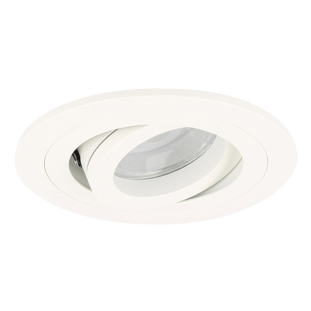 LED recessed spotlight Argenta round 7W 2700K white IP65 dimmable adjustable