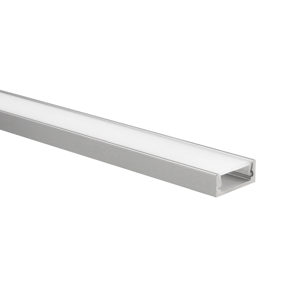 LED strip profile Felita aluminium extra low 5m (2 x 2.5m) incl. frosted white cover