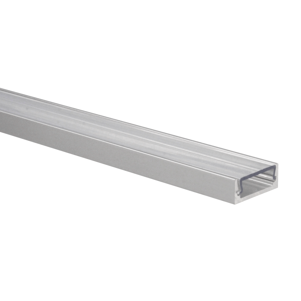 LED strip profile Felita aluminium extra low 5m (2 x 2.5m) incl. transparent cover