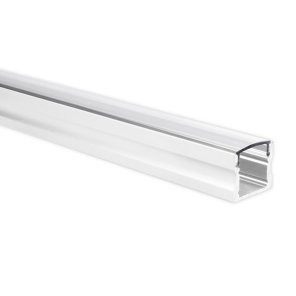 LED strip profile Potenza white high 1m incl. transparent cover