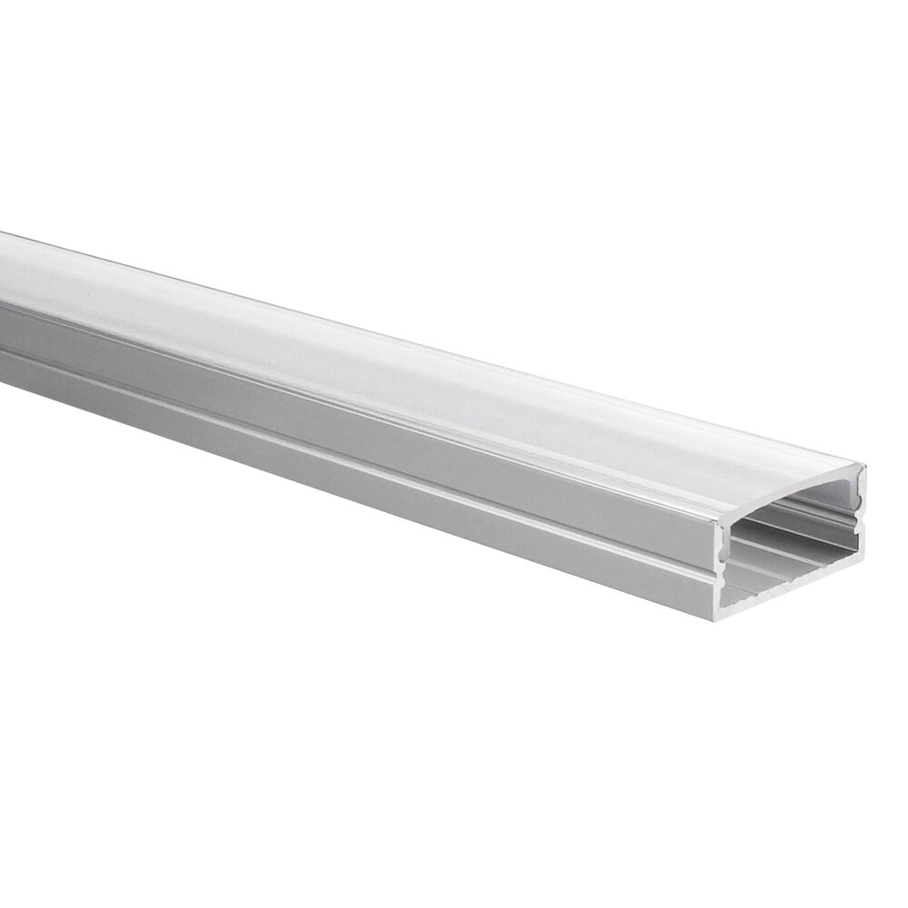 LED strip profile Senisa aluminium wide 5m (2 x 2.5m) incl. transparent cover