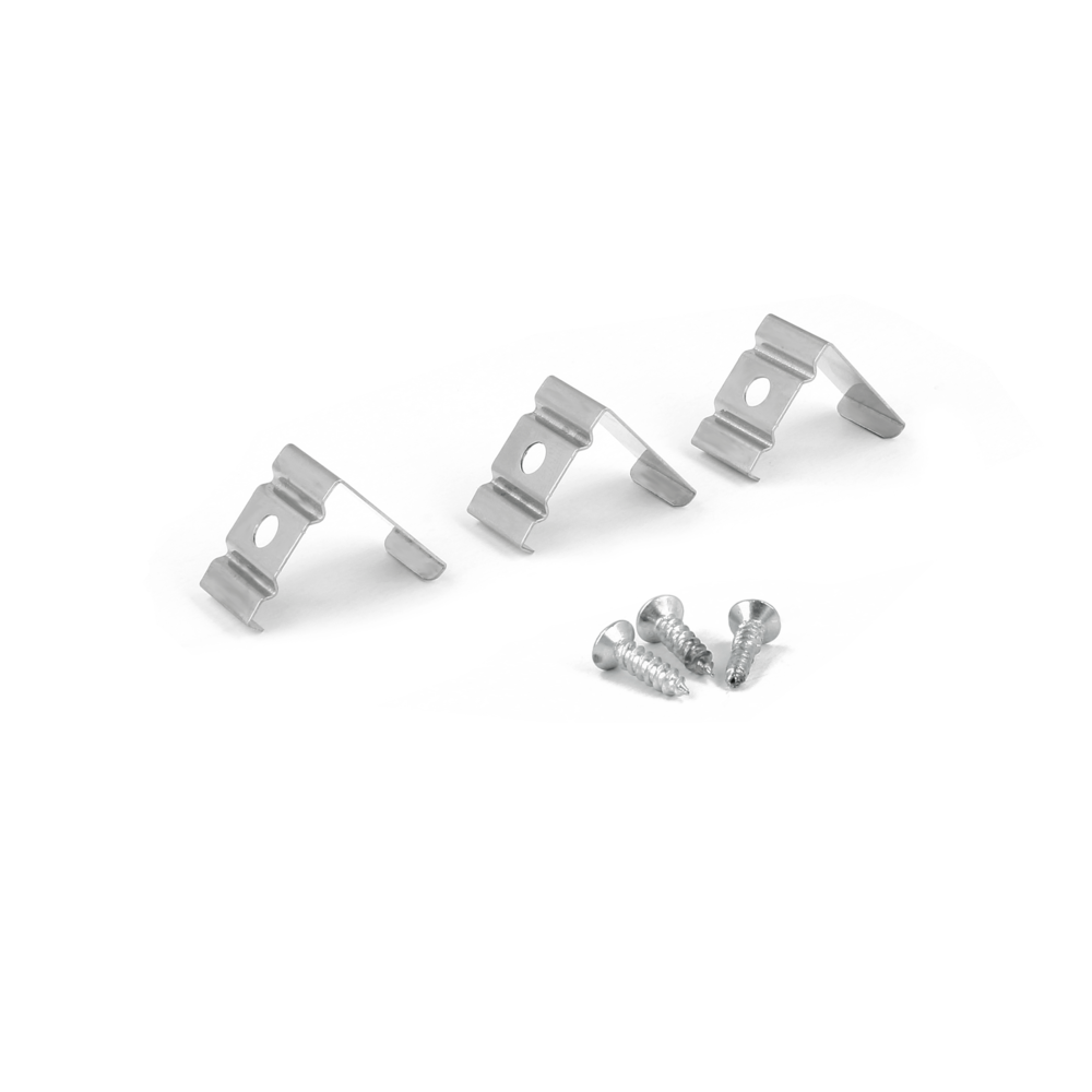 Aluminium mounting clips for LED strip profile Tarenta